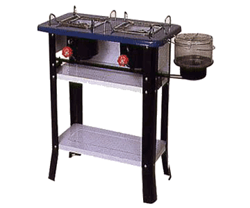 (image for) #2416 Double Burner Stove (with Legs)
